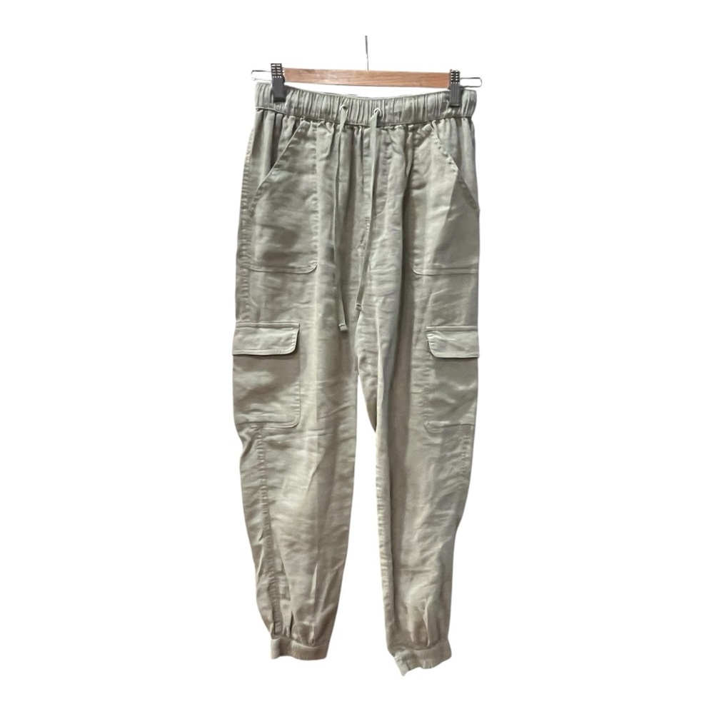 Nicole Miller New York 100% Linen Cargo‎ Jogger Pants Size Small